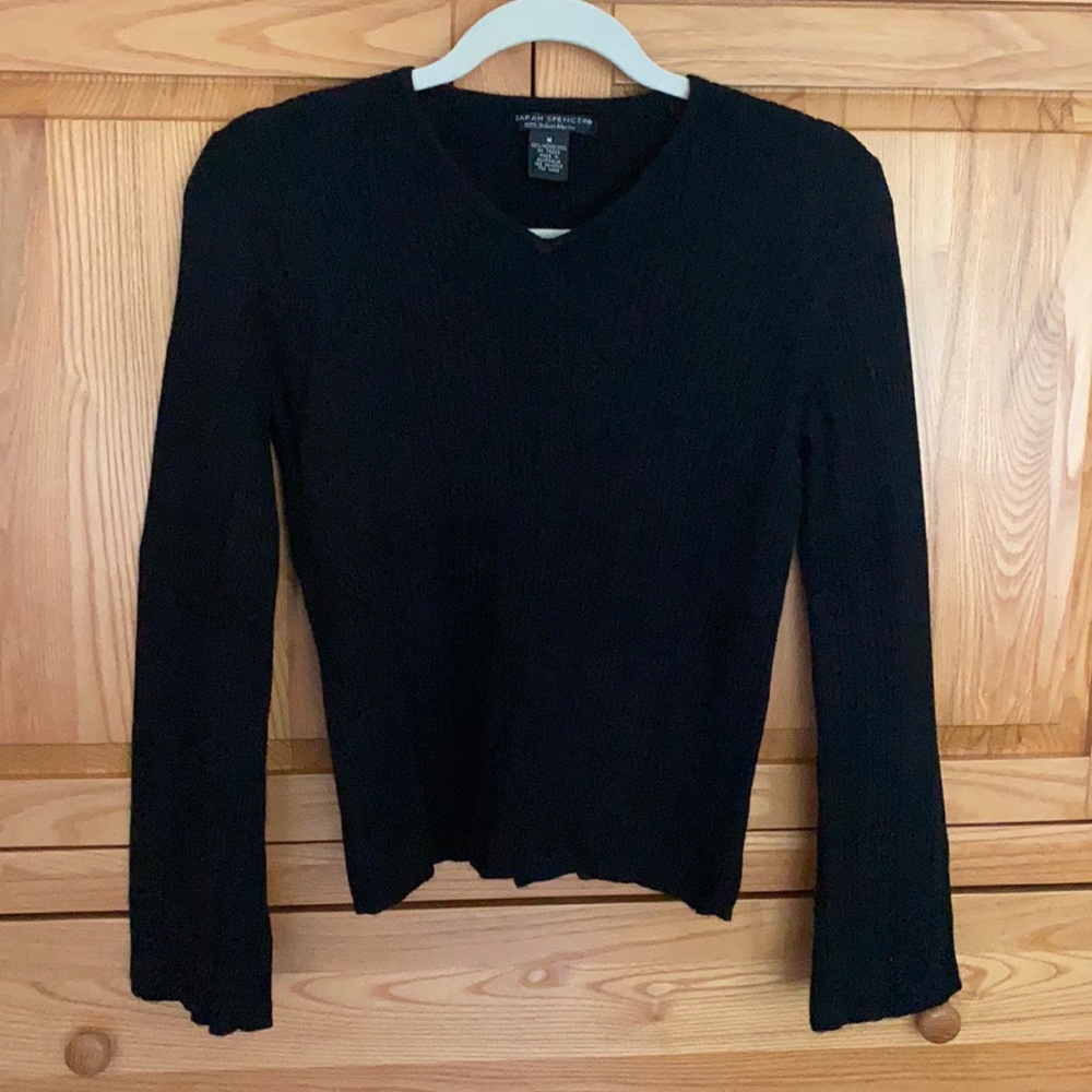 Sarah Spencer Black Sweater